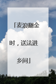 麦浪翻金时，送法进乡间