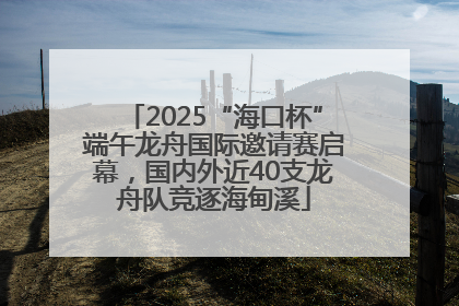 2025“海口杯”端午龙舟国际邀请赛启幕，国内外近40支龙舟队竞逐海甸溪