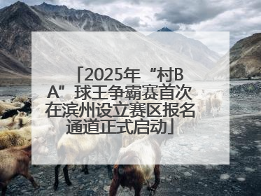 2025年“村BA”球王争霸赛首次在滨州设立赛区报名通道正式启动