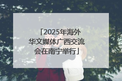 2025年海外华文媒体广西交流会在南宁举行