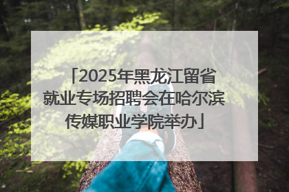 2025年黑龙江留省就业专场招聘会在哈尔滨传媒职业学院举办
