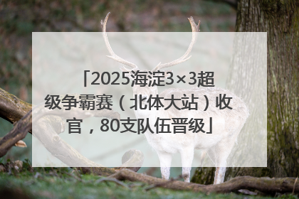 2025海淀3×3超级争霸赛（北体大站）收官，80支队伍晋级