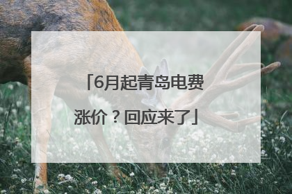 6月起青岛电费涨价？回应来了